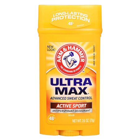 21100 - Arm & Hammer Ultra Max Active Sport -2.5oz (Case Of 12) - BOX: 12
