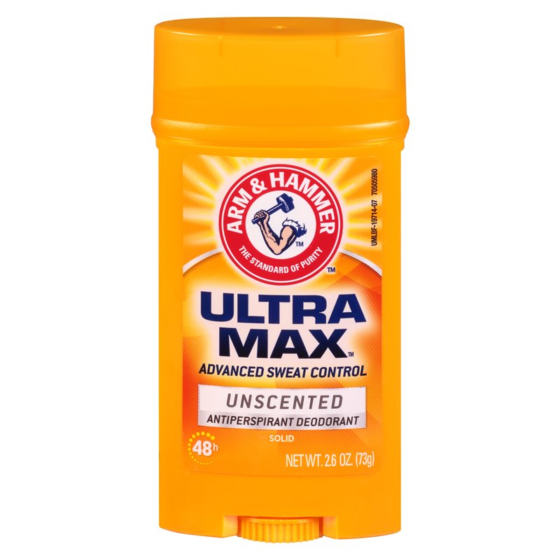 21103 - Arm & Hammer Ultra Max Deodorant Unscented-2.5z(Case Of 12) - BOX: 12