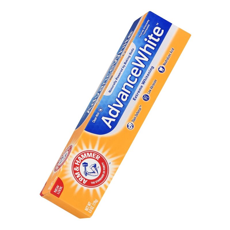 21104 - Arm & Hammer Tooth Paste Baking Soda Advance White 6oz - BOX: 12 Units
