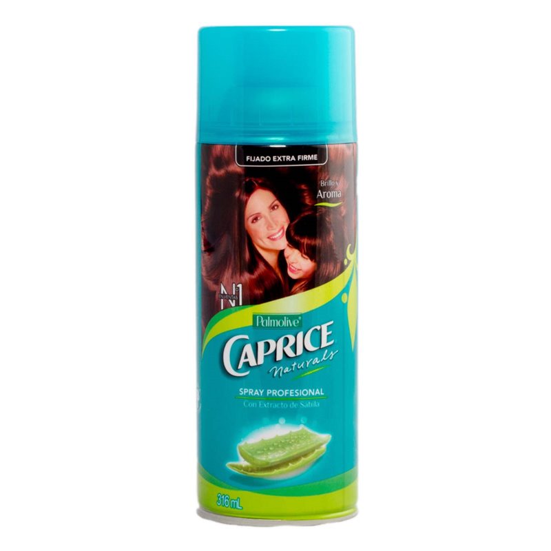 15536 - Caprice Naturals Hair Spray W/Sabila - 316ml - BOX: 