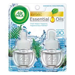 21213 - Air Wick Scented Oil Refill, Fresh Water- 6ct/2x40ml 3061289 - BOX: 6 Pkg /2ct