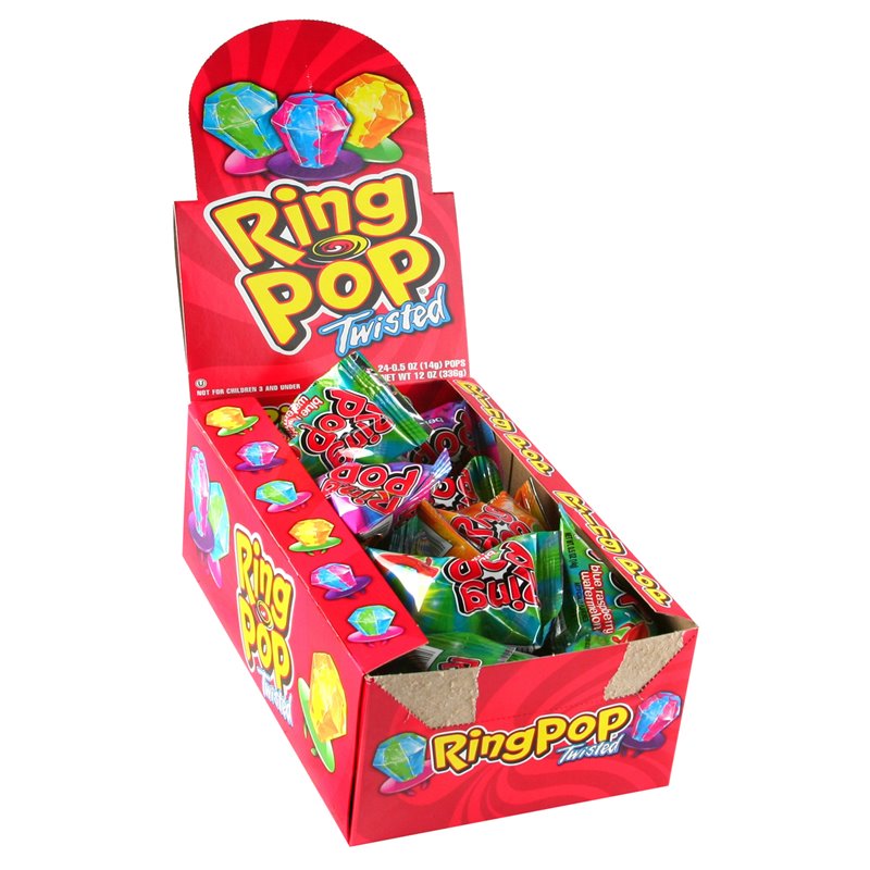 15559 - Ring Pop Twisted - 24ct - BOX: 24 Pkg