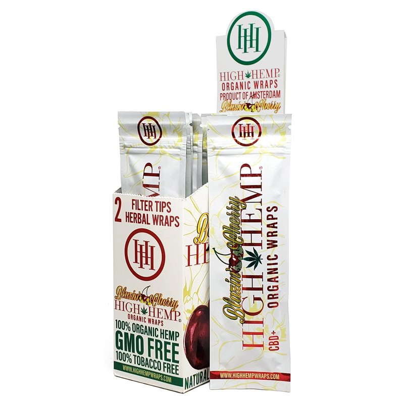 21071 - CBD'S Organic Wraps Blazin Cherry 25/2 W - BOX: 