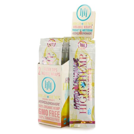 21072 - CBD'S Organic Wraps Hydro Lemonade 25/2 W - BOX: 