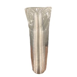 24764 - Plastic Cups, Clear 16 oz. - 12 Pack/50Pcs - BOX: 12/50 Pkg