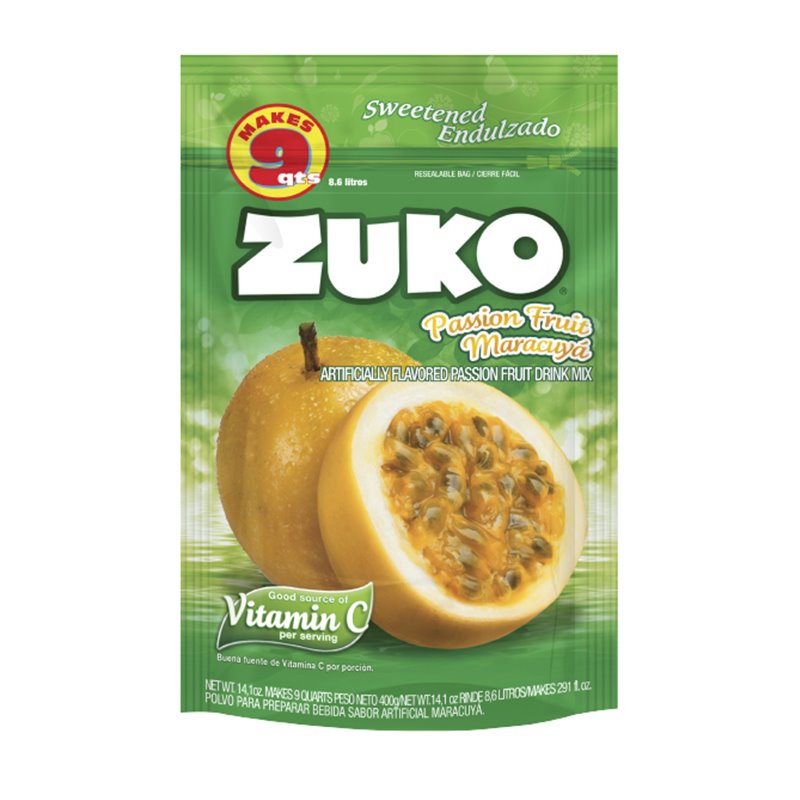 24800 - Zuko Passion Fruit Family Pack - 14.1 oz - BOX: 12