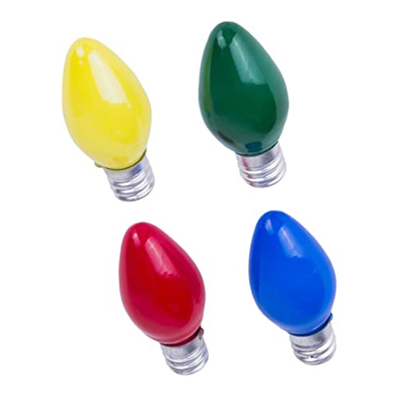23155 - Trisonic Night Light Bulb Mix Color, 5 Watt ( TS-E4002MX ) - 4 Pack - BOX: 24 Units