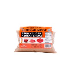 23156 - La Constanzera Brown Sugar - 4 lb. ( 64 oz. ) - BOX: 6 Units