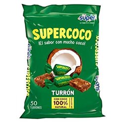 21329 - SuperCoco Turron 275g ( bag 50 pcs ) - BOX: 36 Bags