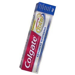 21228 - Colgate Toothpaste, Total Advance Whitening Paste - 5.8oz/170gr - BOX: 24 Units