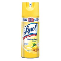 21232 - Lysol Disinfectant Spray, Lemon Breeze - 12.5oz. (12 Pack) Yellow93804 - BOX: 12 Units