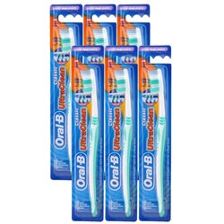 21233 - Oral-B Toothbrush UltraClean Classic, Soft -3pk (Pack of 6) - BOX: 8 Pkg