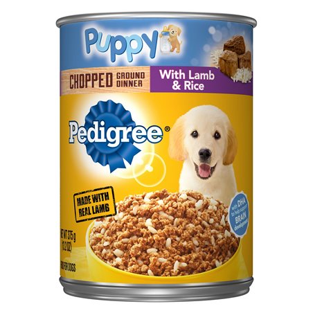 21479 - Pedigree Puppy Chopped Chicken & Beef, 13.2 oz. - (12 Cans) - BOX: 12