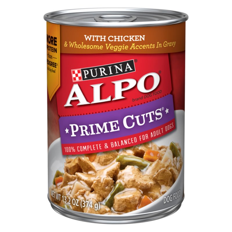 21364 - Purina Alpo Prime Cuts, White Chicken - 13.2 oz. (12 Cans) - BOX: 12
