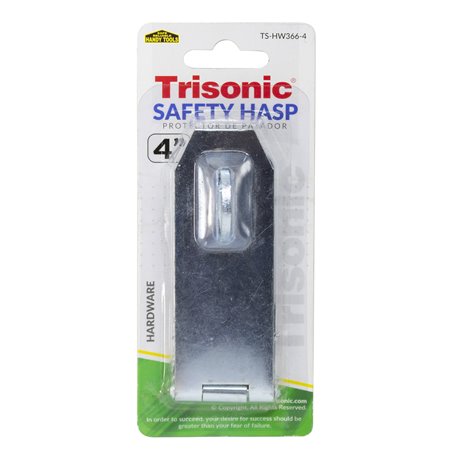 21664 - Trisonic Safety Hasp 4" ( Pasador Protector ) ( TS-HW366-4 ) - BOX: 24 Units
