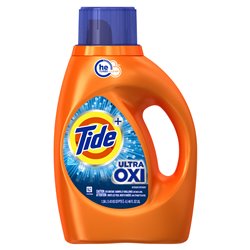 21725 - Tide Liquid Detergent, Ultra Oxi - 46 fl. oz. (Case of 6) - BOX: 6 Units