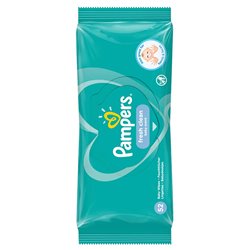21726 - Pampers Wipes, Fresh Clean Baby Scent - 52 Count - BOX: 12 Pkg