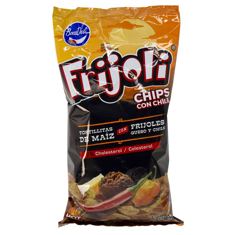 21728 - Boca Deli Frijoli Chips con Chile - 5.3 oz. - BOX: 24 Units