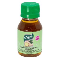 21830 - Capilo Ginger Oil ( Aceite D Jenjibre ) , 2 fl. oz. - BOX: 24 Units