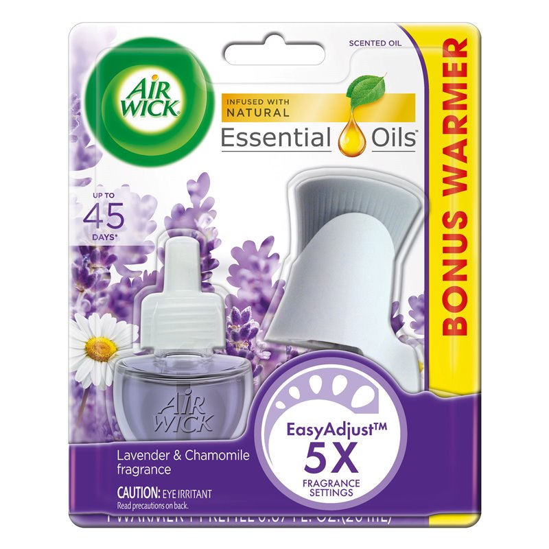 21883 - Air Wick Scented Oil Starter Kit Lavender (1 pcs ) + Warmer ( 6 pcs in case ) - BOX: 6 pkg