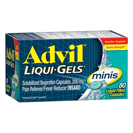 21896 - Advil Liqui-Gels 200mg - 80 Caps - BOX: 12 Unit