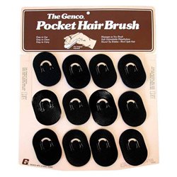21791 - Genco Original Plastic Hair Brush 12 ct - BOX: 