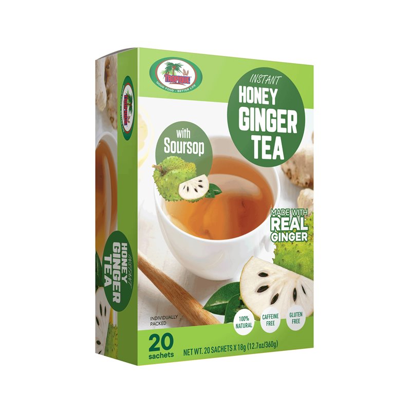21795 - Tropique Honey Ginger Tea, Soursop Flavor - 20 Bags - BOX: 