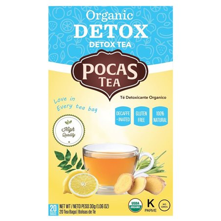 22048 - Pocas Organic Detox Tea - 20ct - BOX: 6 Pkg