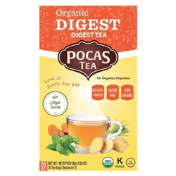 22050 - Pocas Organic Digest Tea - 20ct - BOX: 6 Pkg