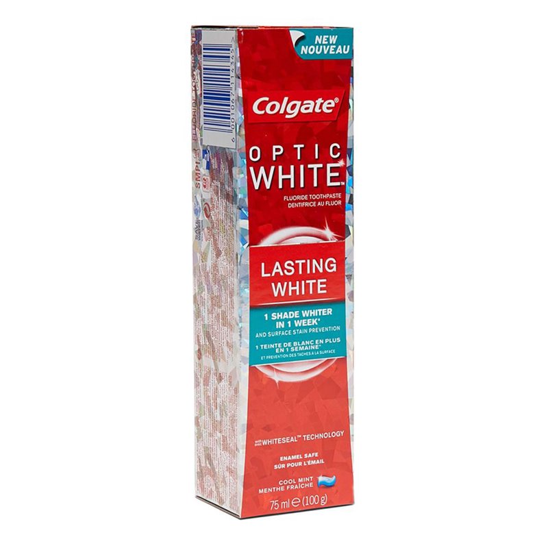 22113 - Colgate Optic Lasting White - 75ml/100g - BOX: 48 Units