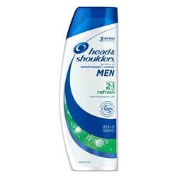 22155 - H&S Men Shampoo - Invigorating w/ Old Spice - 400ml. - BOX: 6 Unit
