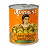 21963 - La Morena Sliced Nacho Jalapeño Peppers - 28.2 oz. (Pack of 12) - BOX: 12 Units