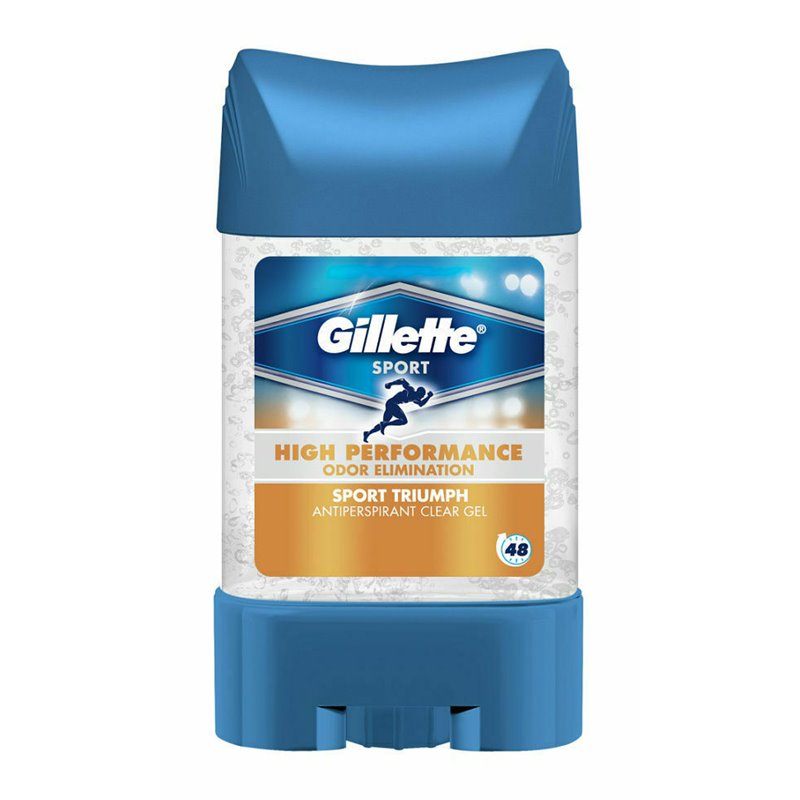 22256 - Gillette Deodorant Clear Gel, Sport Triumph - 70ml. - BOX: 12 Units
