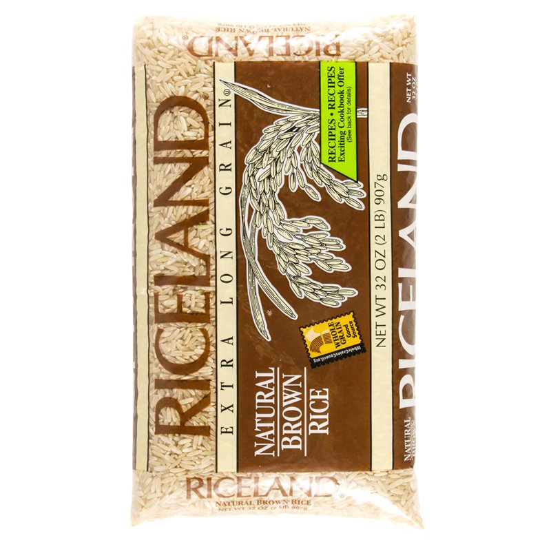 22260 - Riceland Brown Rice - 2 Lb. (12 Pack) - BOX: 