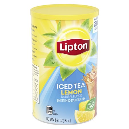22299 - Lipton Iced Tea Powder Lemon - 28 Qt. - BOX: 6