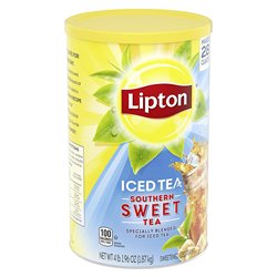 22300 - Lipton Iced Tea Powder Southern Sweet Tea - 28 Qt. - BOX: 4