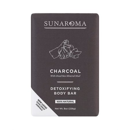 22362 - Sunaroma Soap Bar, Charcoal Bergamota - 8 oz. - BOX: 36