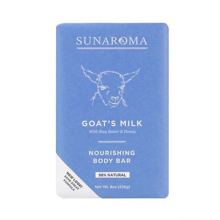 22363 - Sunaroma Soap Bar, Goat Milk - 8 oz. - BOX: 36