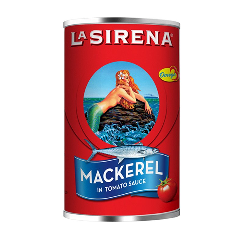 22172 - La Sirena Mackarel in Tomato Sauce - 5.5 oz. - BOX: 25 Units