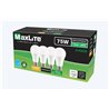 22209 - MaxLite Led Light Bulb 75W/4pk 10W Led - 1000 Lumens - BOX: 24 / 4pk