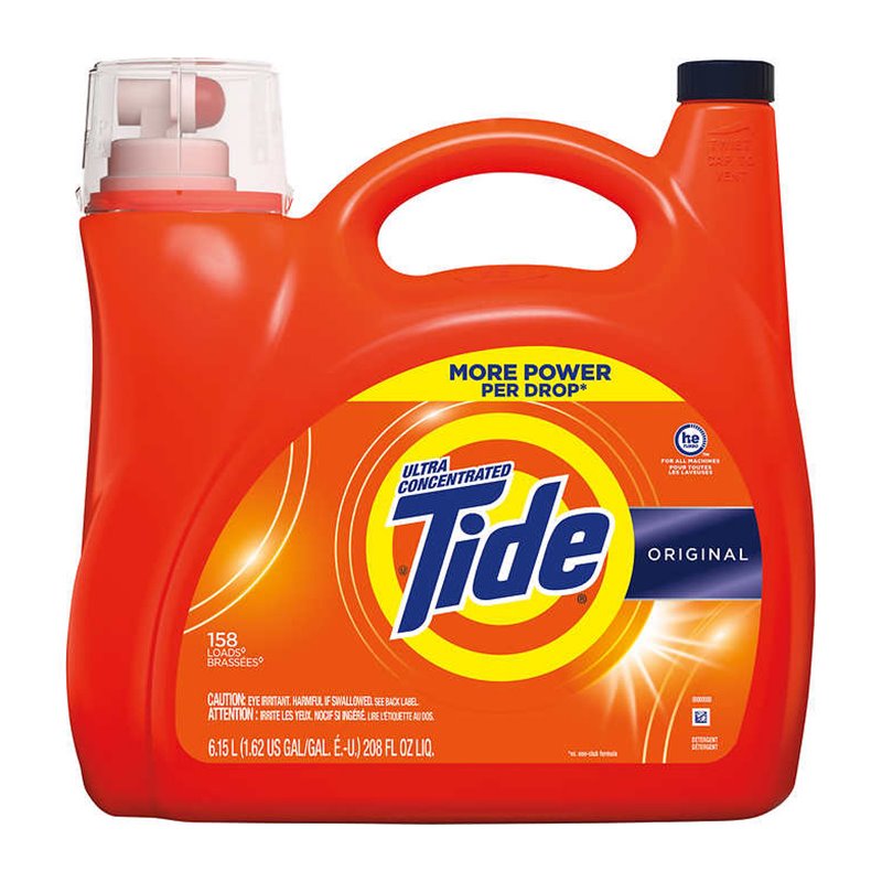 22467 - Tide Liquid Detergent, Original - 208 fl. oz. (Case of 2) - BOX: 2 Units