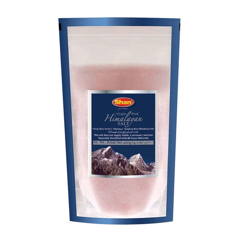 22494 - Shan Virgin Pink Himalayan Salt - 400g - BOX: 24 Units