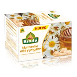 22506 - Hindu Tea Chamomille, Honey & Ginger - 20ct - BOX: 12 Unit