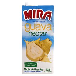 22386 - Mira White Guava Nectar - 33.8 fl. oz. ( Case of 12 ) - BOX: 