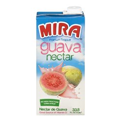 22387 - Mira Tetrapack Pink Guava Nectar - 33.8 fl. oz. ( Case of 12 ) - BOX: 