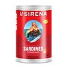 22392 - La Sirena Sardines Tall in Tomato Sauce - 15 oz. - BOX: 24 Units