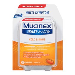 22193 - Mucinex Congestion & Headache  - 20 Caplets - BOX: 