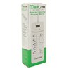 22712 - 8 Outlet Power Strip Surge Protector, White - BOX: 