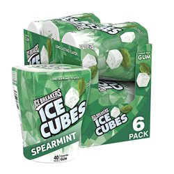 22618 - Ice Breakers Spearmint Bottle Pack 240pcs - 12/6ct. - BOX: 12 Pkg