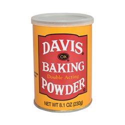 22620 - Davis  Baking Powder - 8.1oz. - BOX: 12